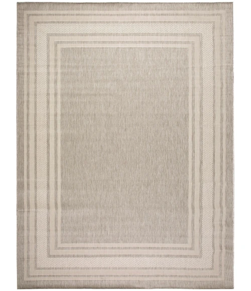 Nourison Horizon Indoor/Outdoor Grey HOZ03 9 ft. X 12 ft. Rect. Rug