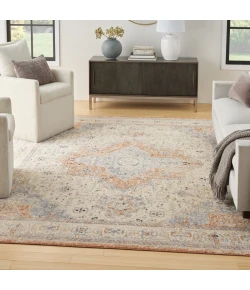 Nourison Home Nourison Essentials Persian NRE07 Beige Blue 10 ft. X 14 ft. Area Rug