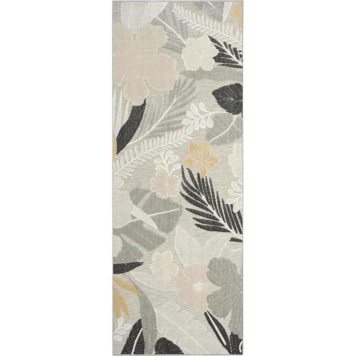Nourison Home Suncoast Grey SNC01 2ft. x 6ft. Rect. Rug