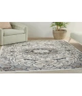 Nourison Elation Ivory Grey ETN09 6 ft. X 9 ft. Rectangle Rug