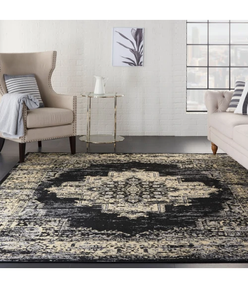 Nourison Grafix Area Rug GRF14-Black