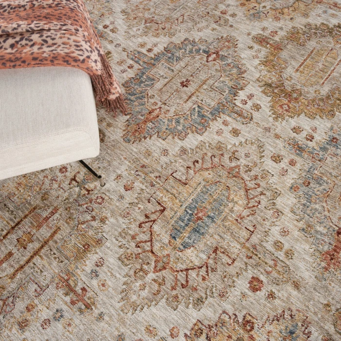Nourison Sahar Ivory Multicolor SHR01 9 ft. X 13 ft. Rect. Rug