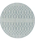 Nourison Positano Aqua POS02 10ft. Round Rug