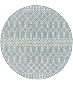 Nourison Positano Aqua POS02 10ft. Round Rug