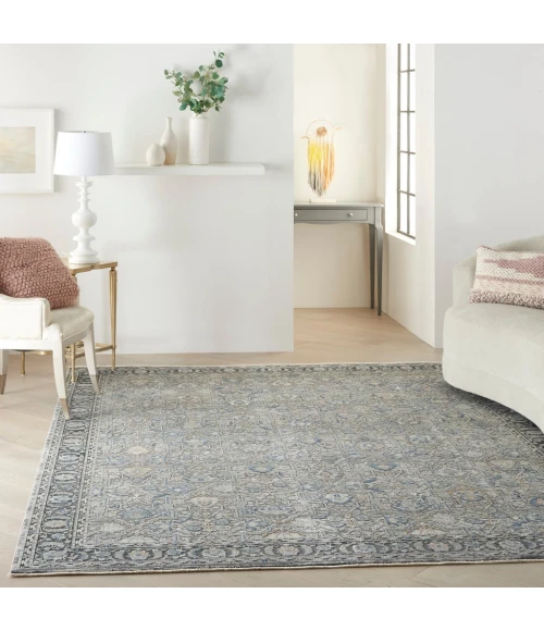 Nourison Starry Nights Area Rug STN10-Grey/Navy