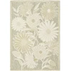 Nourison Home Aloha ALH33 Ivory Sage 3 ft. 6 in. X 5 ft. 6 in. Area Rug