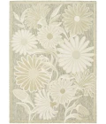 Nourison Aloha Ivory Sage ALH33 3 ft. 6 in. X 5 ft. 6 in. Rect. Rug