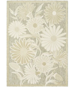 Nourison Home Aloha ALH33 Ivory Sage 3 ft. 6 in. X 5 ft. 6 in. Area Rug