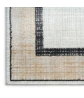 Nourison Dekor Grey Charcoal DEK06 5 ft. 3 in. X 7 ft. Rect. Rug
