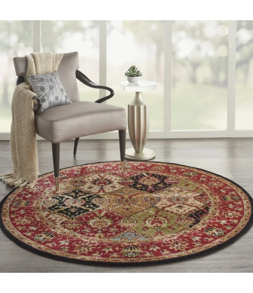 Nourison Home Modesto Multicolored MDS04 5ft.3in. x Round Round Rug