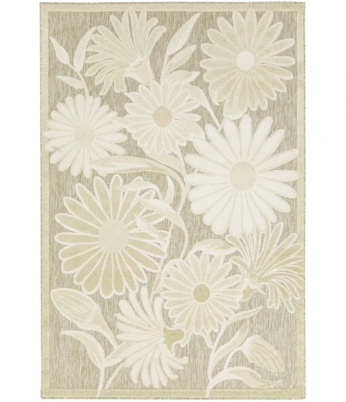 Nourison Aloha Ivory Sage ALH33 2 ft. 8 in. X 4 ft. Rect. Rug