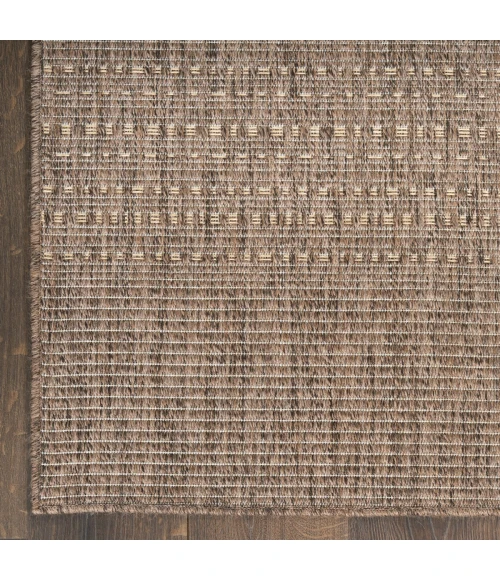 Nourison Tulum Brown TLM01 2 ft. 2 in. X 10 ft. Rect. Rug