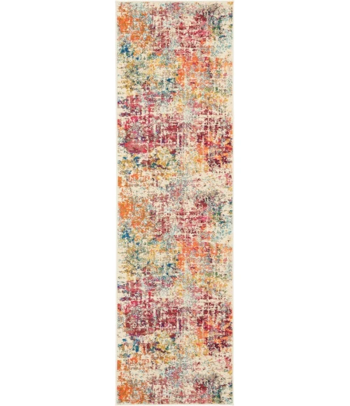 Nourison Celestial Runner Area Rug CES13-Pink/Multicolor