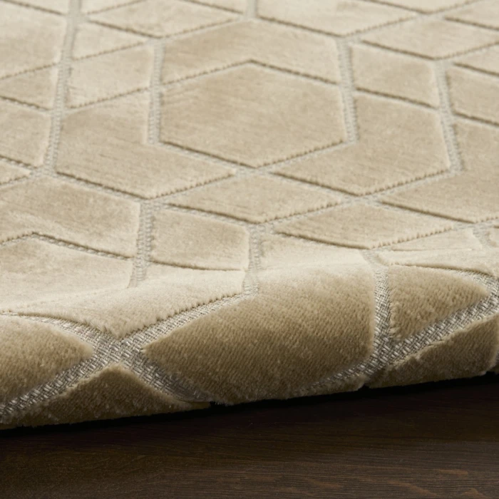 Nourison Home Washable Charm Beige WCH01 8ft. x 10ft. Rect. Rug
