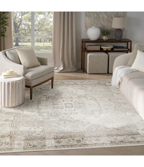 Nourison Quarry Beige QUA18 8 ft. X 10 ft. Rect. Rug