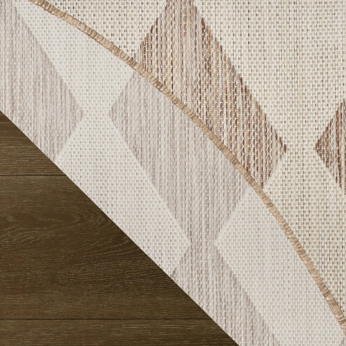 Nourison Positano Beige POS04 10ft. Round Rug