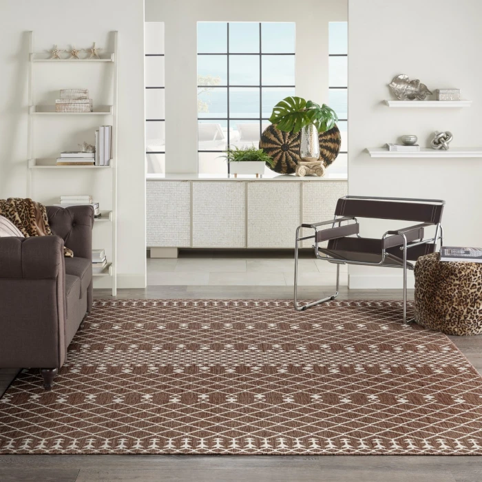 Nourison Positano Natural POS02 8 ft. X 10 ft. Rect. Rug