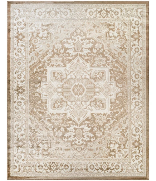 Nourison Dekor Taupe Ivory DEK08 7 ft. 10 in. x 9 ft. 10 in. Rect. Rug