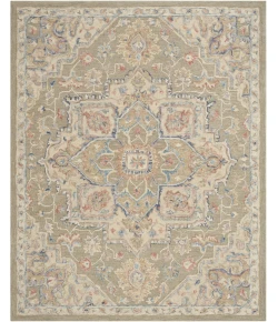 Nourison Home Maison Green MSO06 5ft.9in. x 8ft.9in. Rect. Rug