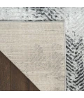 Nourison Dekor Grey Charcoal DEK04 4 ft. X 6 ft. Rect. Rug