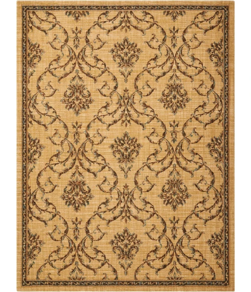 Nourison Home Radiant Impression Beige LK08 5ft.6in. x 7ft.5in. Rect. Rug