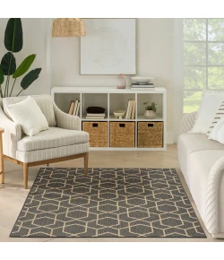 Nourison Home Horizon Indoor/Outdoor HOZ01 Charcoal 4 ft. X 6 ft. Area Rug