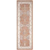Nourison Home Astra Machine Washable ASW20 Rust Ivory 2 ft. 2 in. X 8 ft. Area Rug