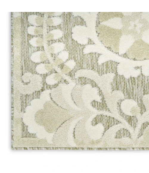 Nourison Aloha Ivory Sage ALH17 2 ft. 8 in. X 4 ft. Rect. Rug