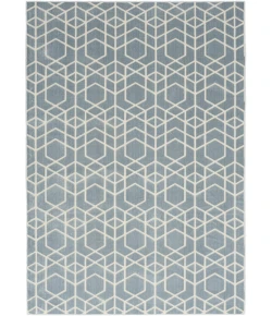 Nourison Home Washable Charm Blue WCH01 5ft. x 7ft. Rect. Rug