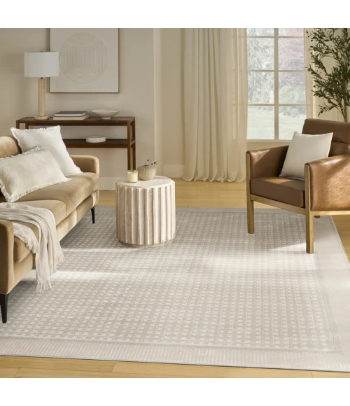 Nourison Nordic Beige NRC03 9ft. x 12ft. Rect. Rug