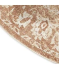 Nourison Home Astra Machine Washable Brown ASW12 5ft.3in. x Round Round Rug