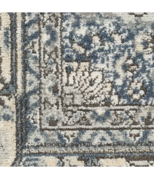 Nourison Quarry Ivory Navy QUA18 8 ft. X 10 ft. Rect. Rug