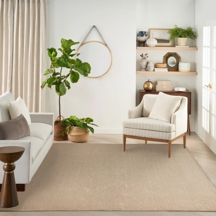 Nourison Tulum Taupe TLM03 8 ft. X 10 ft. Rect. Rug