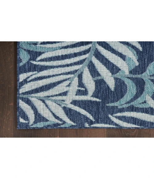 Nourison Garden Oasis Navy GOA01 5 ft. X 7 ft. Rectangle Rug