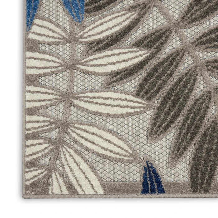 Nourison Aloha Area Rug ALH18-Grey/Blue