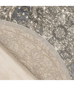 Nourison Home Quarry QUA05 Blue 4 ft. Round Area Rug