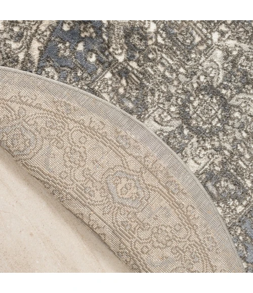 Nourison Quarry Blue QUA05 4 ft. X Round Rug