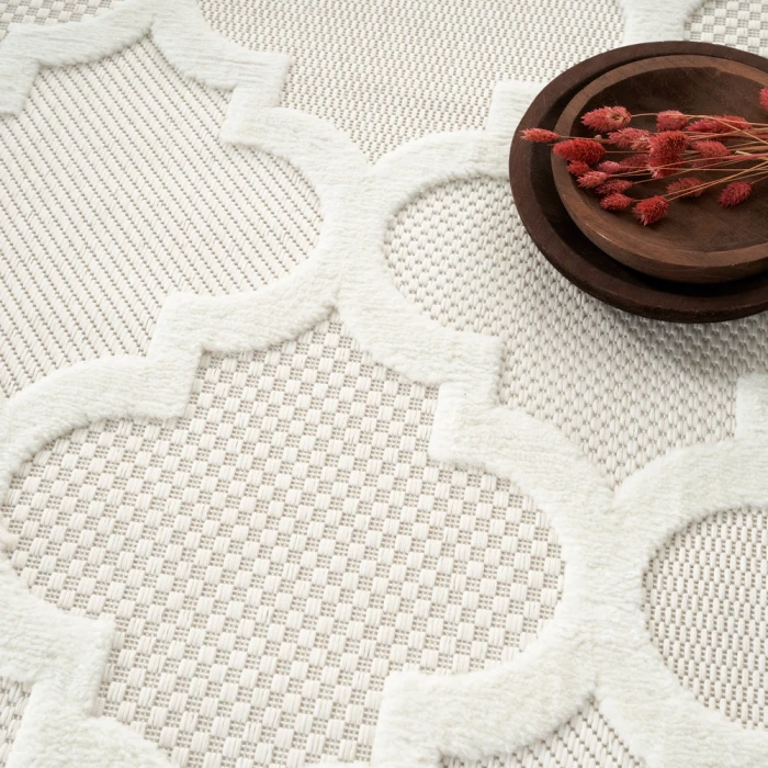 Nourison Easy Care Area Rug NES01 Ivory/White