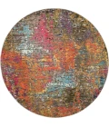 Nourison Celestial Round Area Rug CES14-Sunset