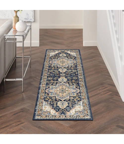 Nourison Nourison Essentials Persian Navy NRE07 6 ft. Rect. Rug