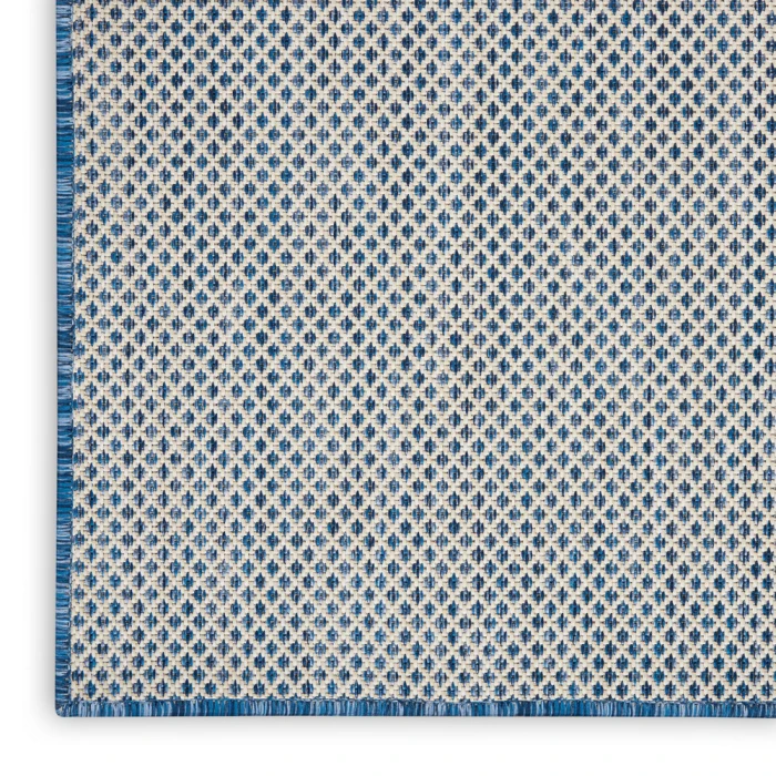 Nourison Courtyard Area Rug COU01 Ivory Blue