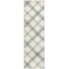 Nourison Jubilant Ivory Navy JUB20 2ft.3in. x 7ft.3in. Rect. Rug