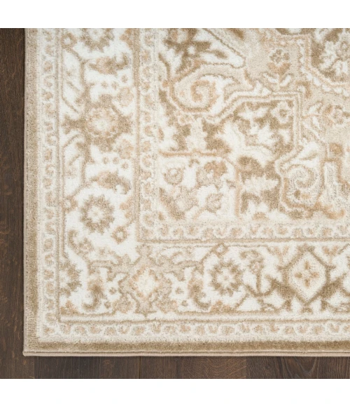 Nourison Dekor Taupe Ivory DEK08 2 ft. x 4 ft. Rect. Rug