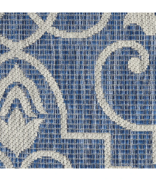 Nourison Country Side Denim CTR04 2ft.2in. x 7ft.6in. Rect. Rug