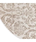 Nourison Jubilant Ivory Beige JUB09 5 ft. 3 in. X Round Rug