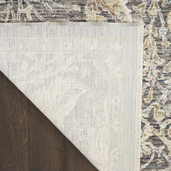Nourison Home Antique Fusion Grey ANF03 2ft.2in. x 10ft. Rect. Rug