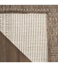Nourison Tulum Brown TLM01 2 ft. 2 in. X 10 ft. Rect. Rug