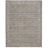 Nourison Home Shadows SHW04 Charcoal Ivory 9 ft. X 12 ft. Area Rug
