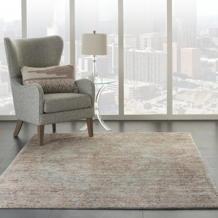 Nourison Home Lucent Red LCN07 3ft.9in. x 5ft.9in. Rect. Rug