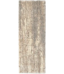 Nourison Dreamy Shag Ivory Beige DRS09 2ft.2in. x 6ft. Rect. Rug